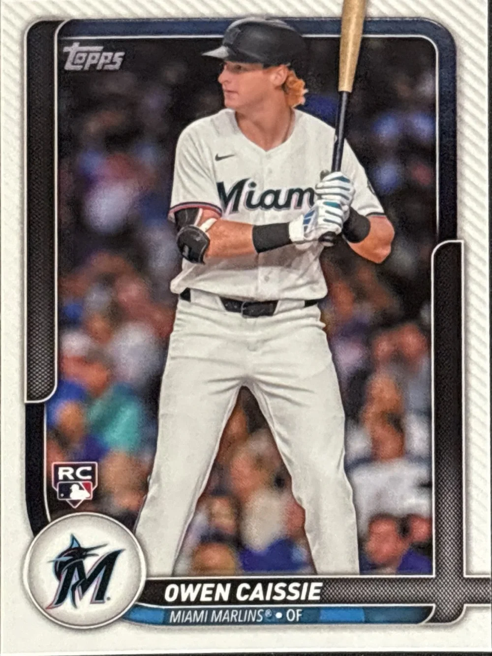 Topps Miami Marlins Owen Cassie Rookie Baseball Card